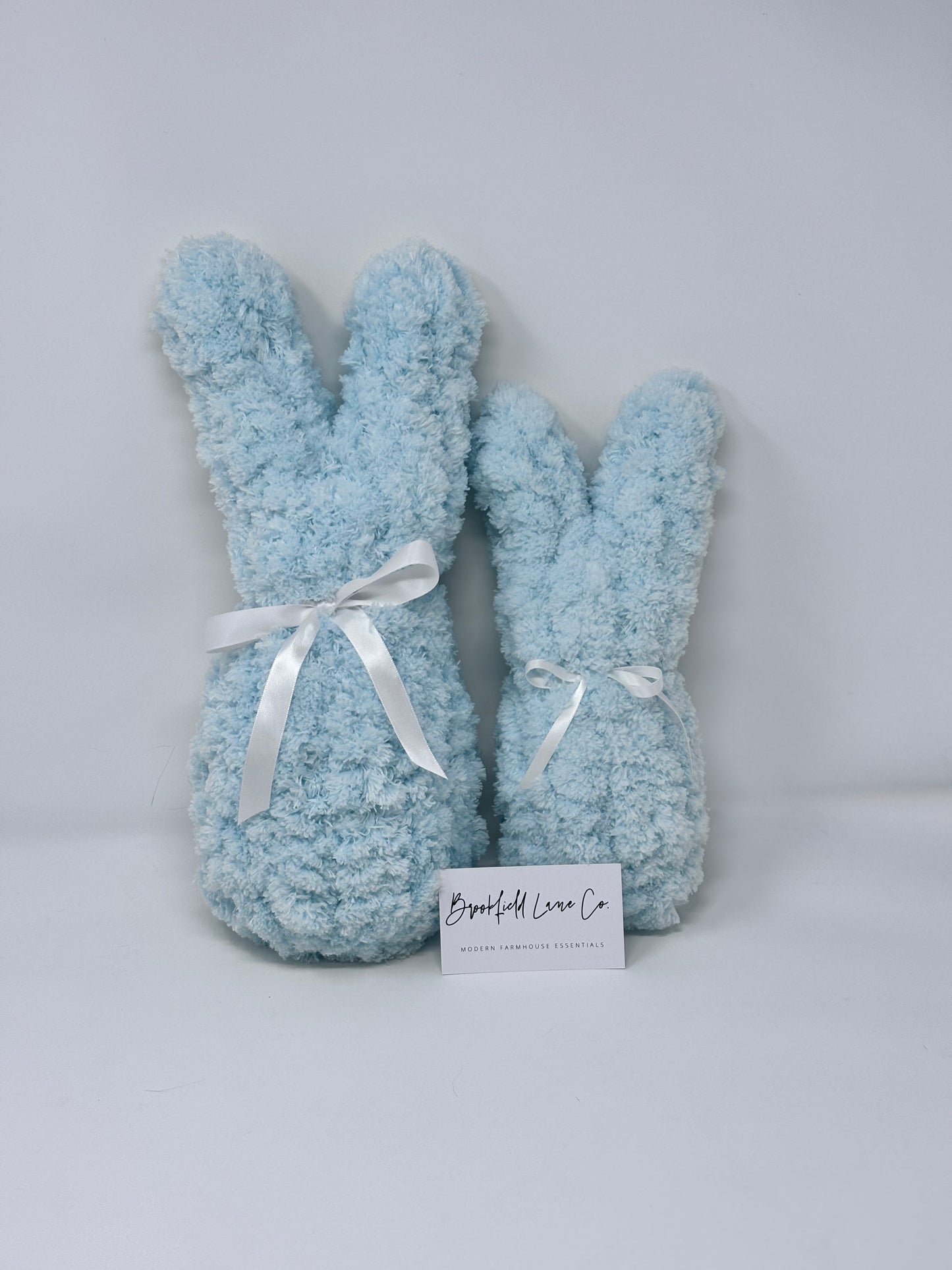 Chunky Knit Bunny Pillow