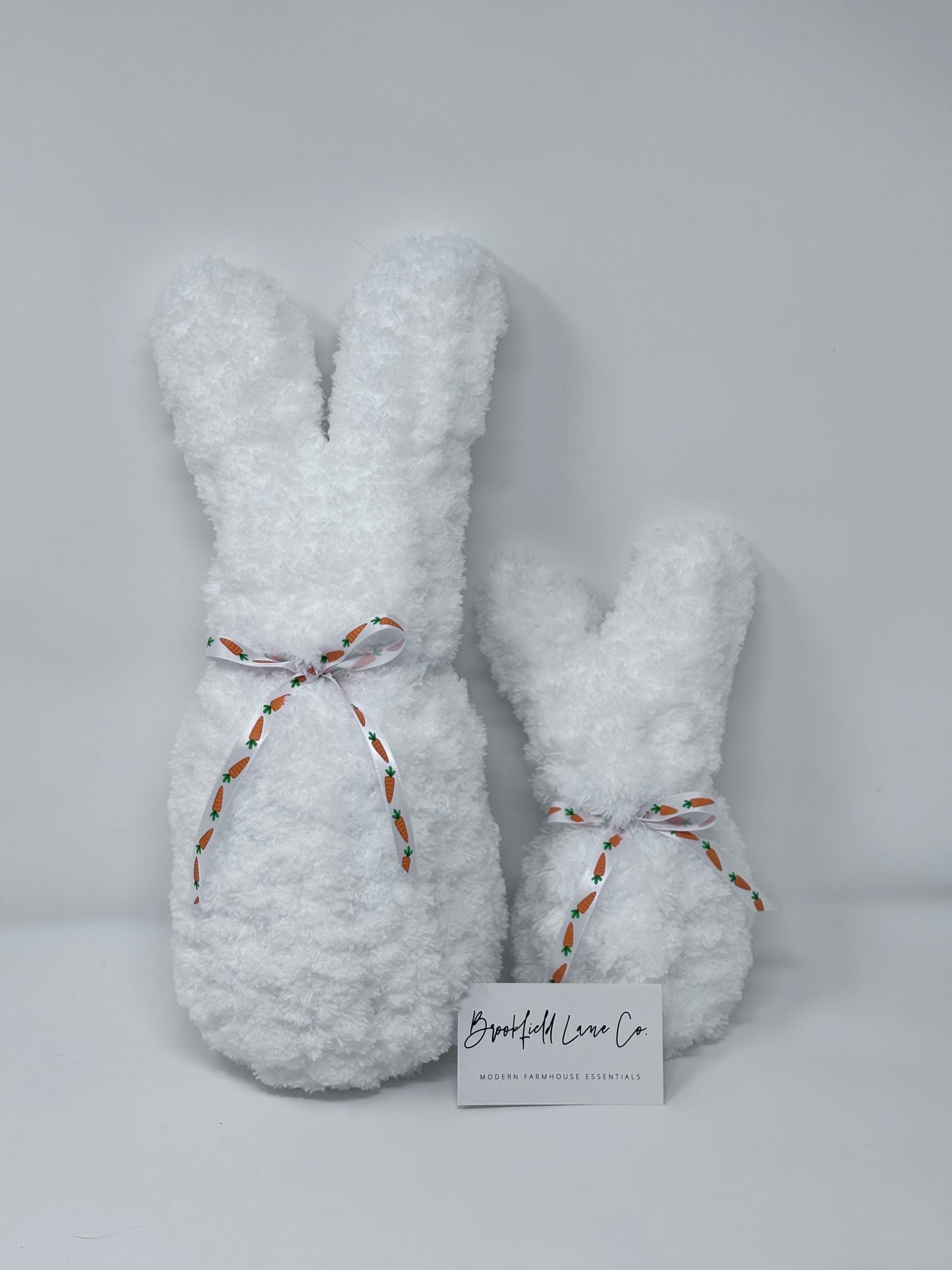 Chunky Knit Bunny Pillow