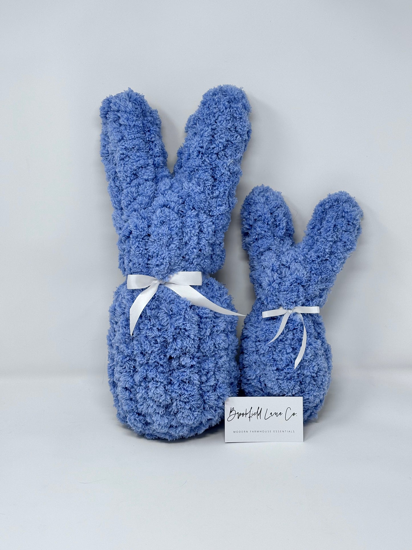 Chunky Knit Bunny Pillow