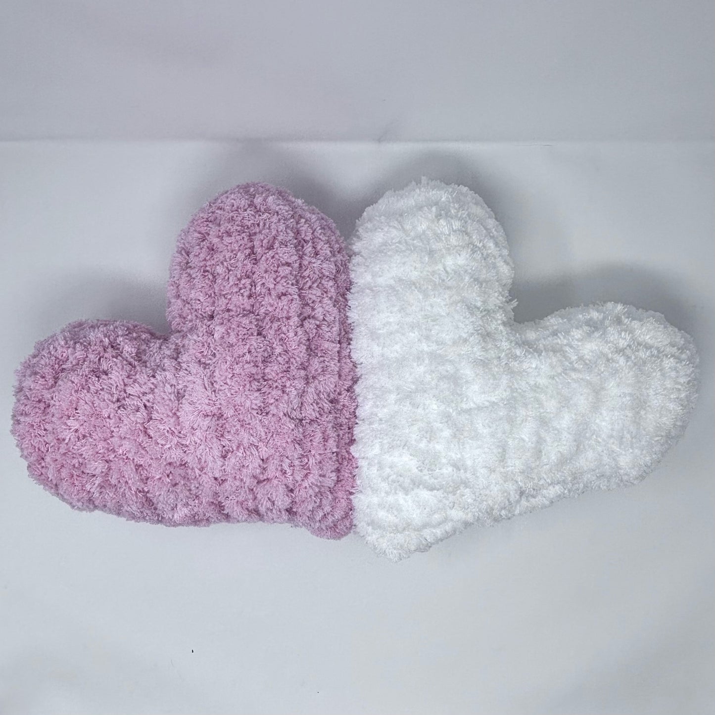 Chunky Knit Heart Pillow
