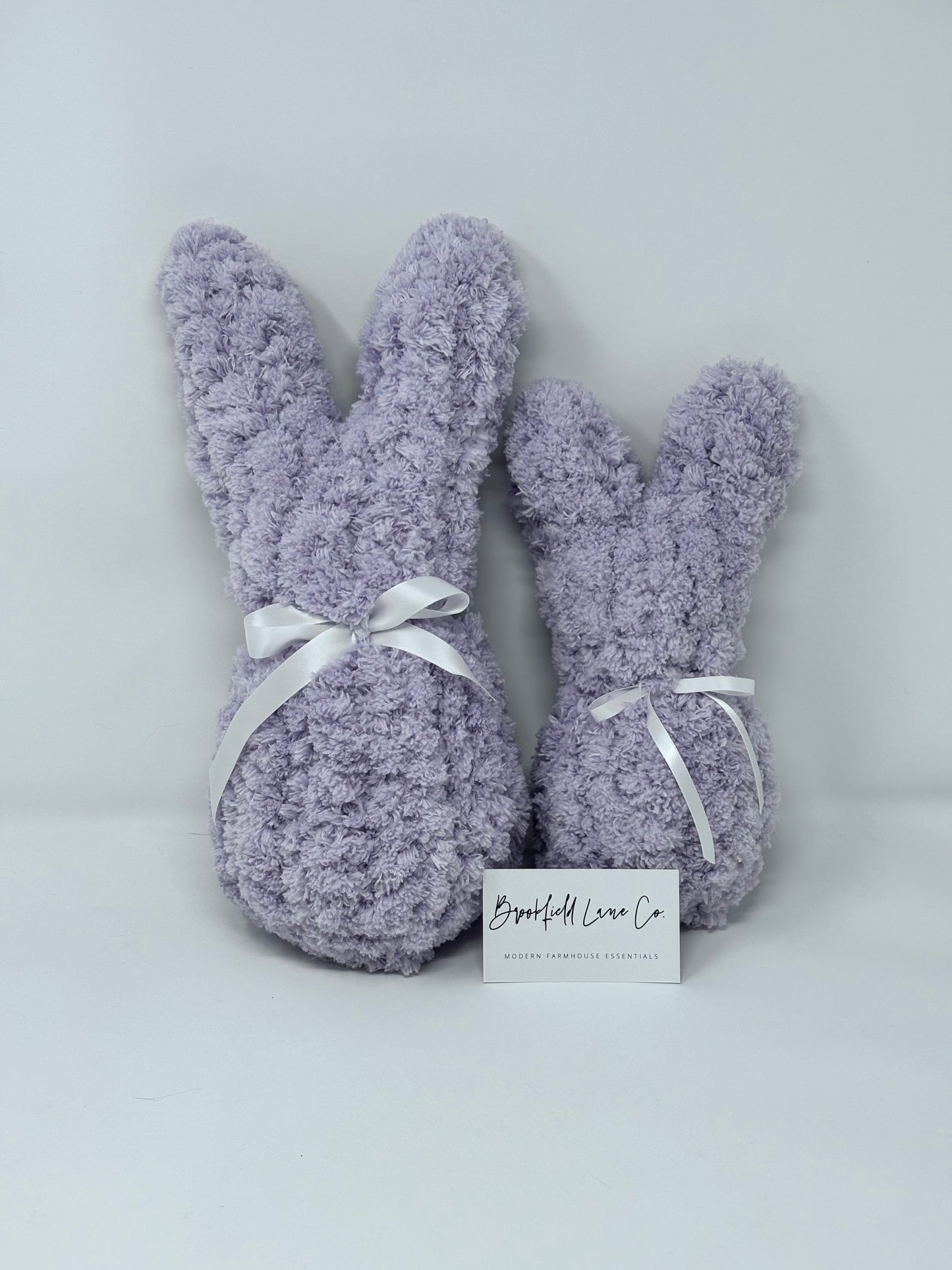 Chunky Knit Bunny Pillow