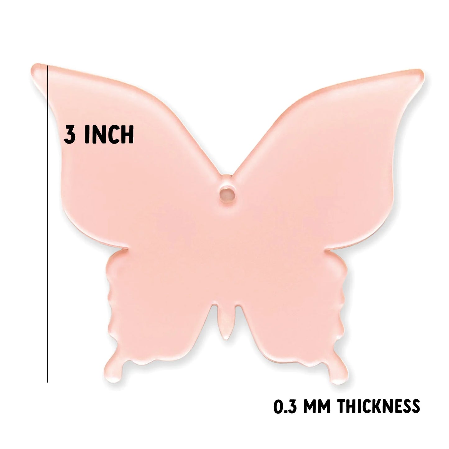 Butterfly Resin Keychain