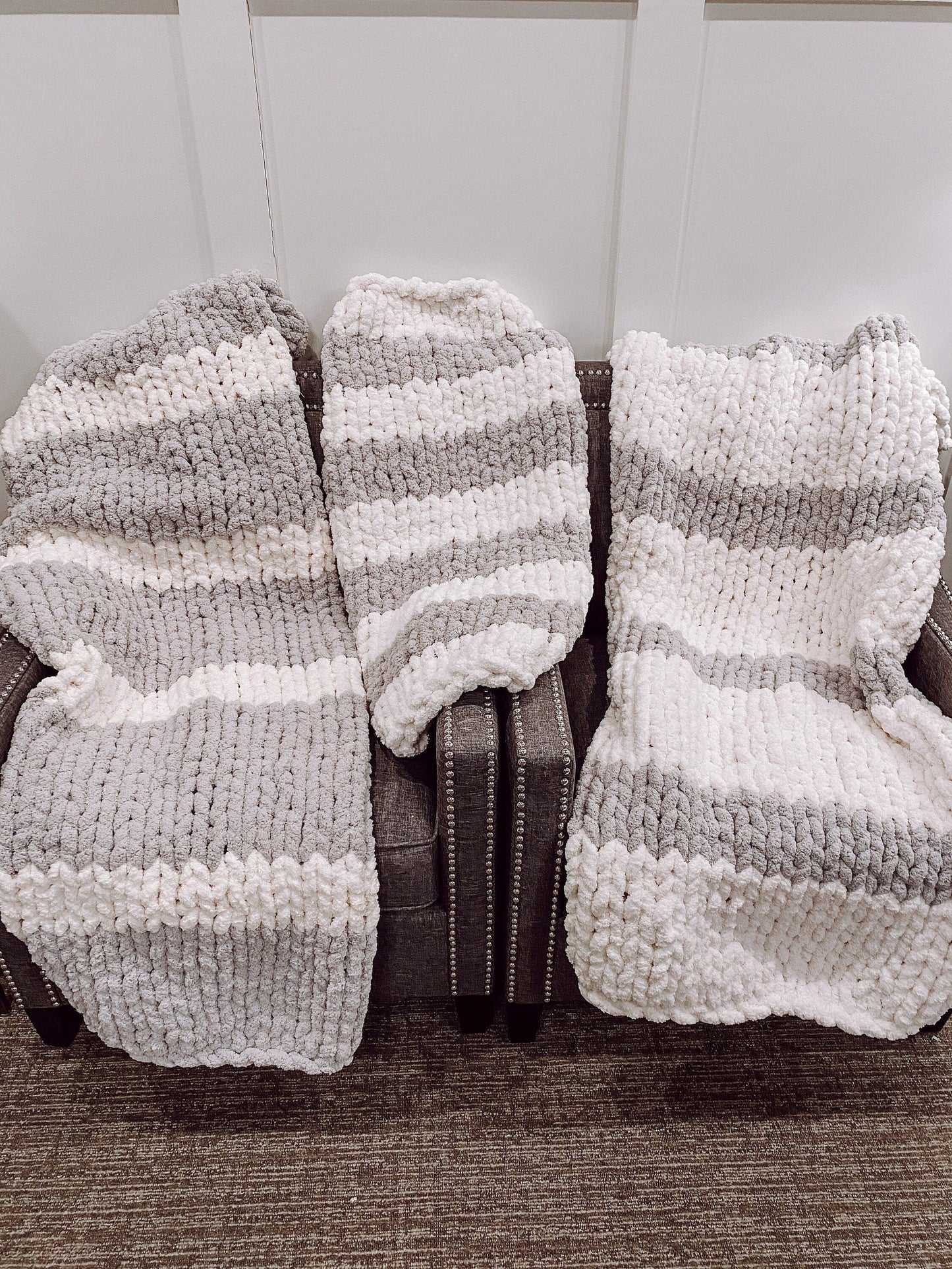Chunky Knit Baby Blanket