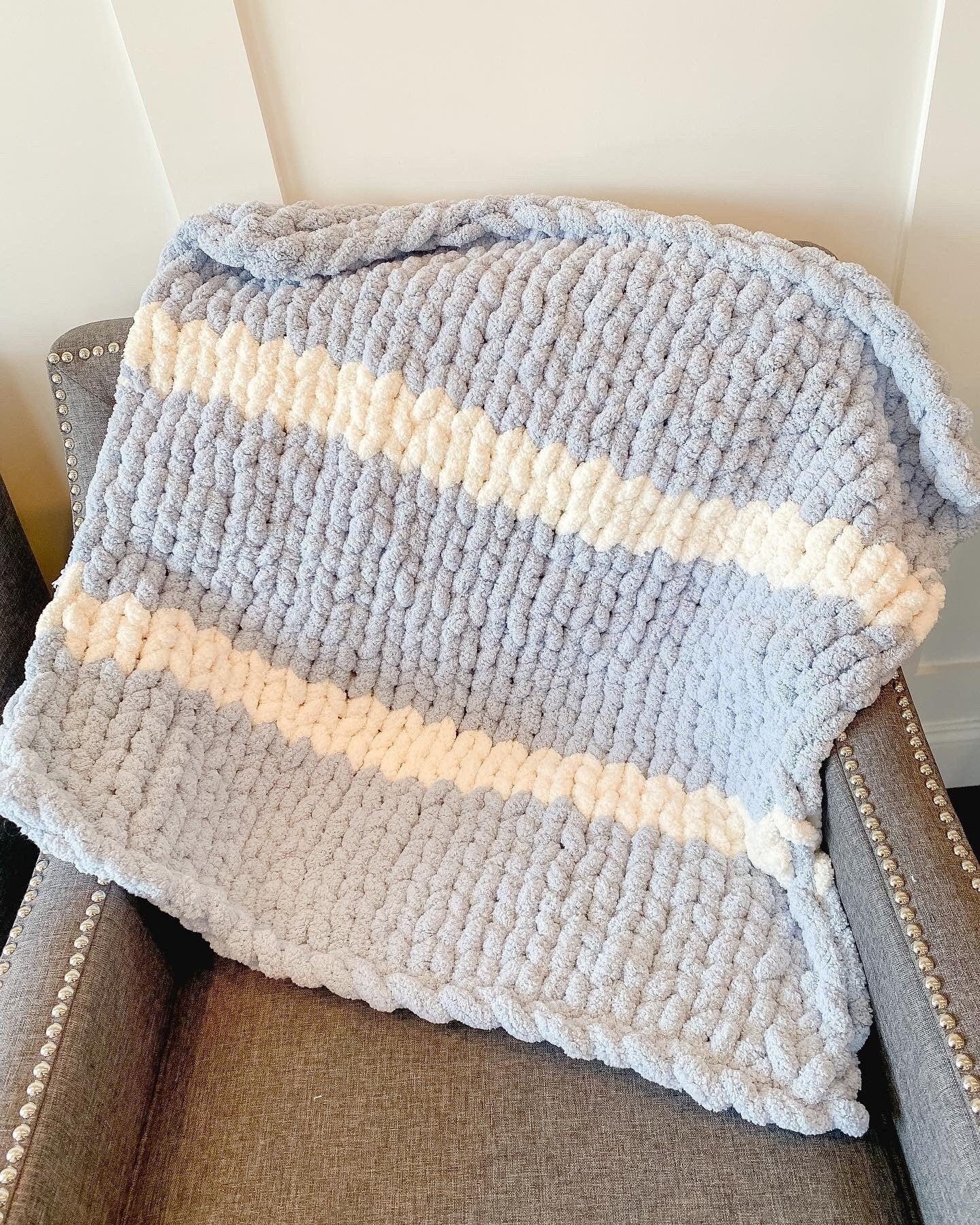 Chunky Knit Baby Blanket