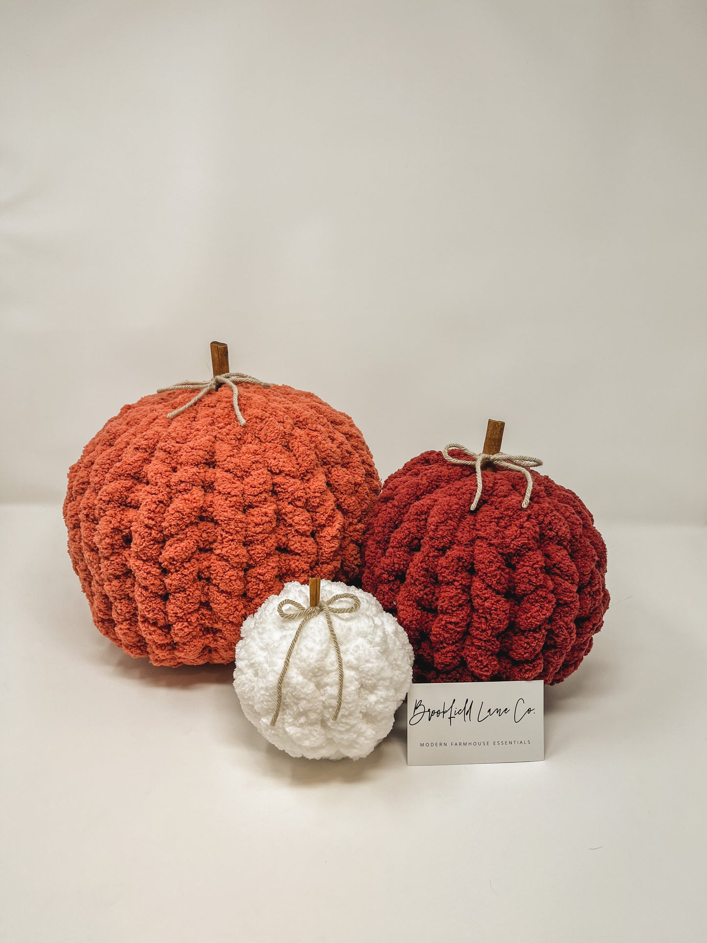 Chunky Knit Pumpkin