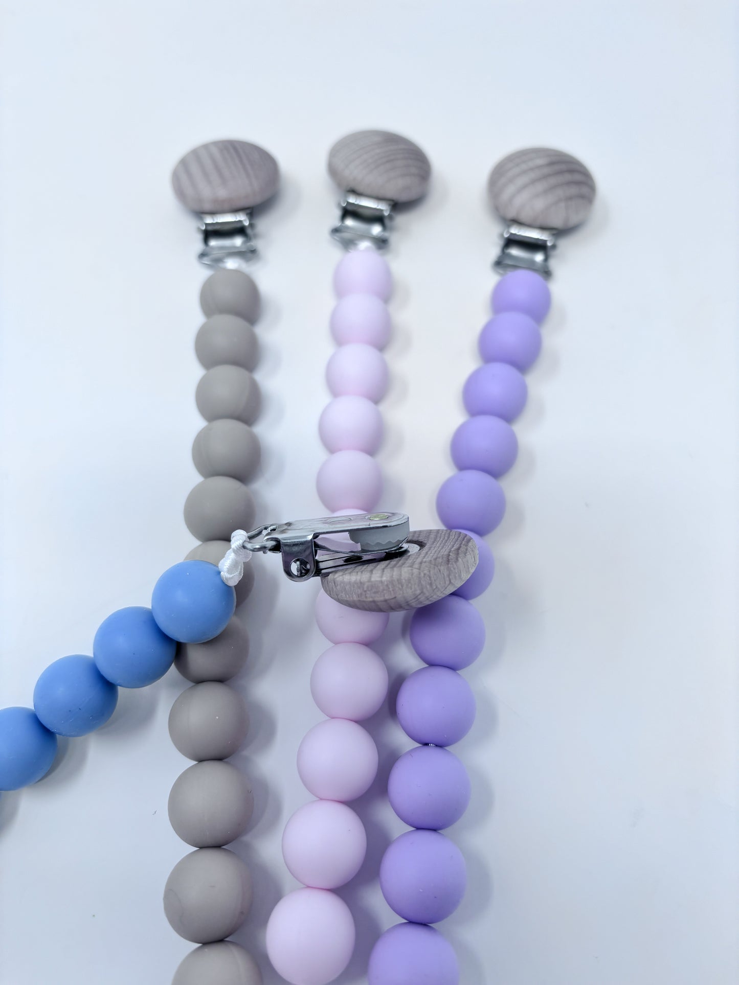 Silicone Bead Pacifier Clip