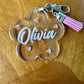 Flower Resin Keychain