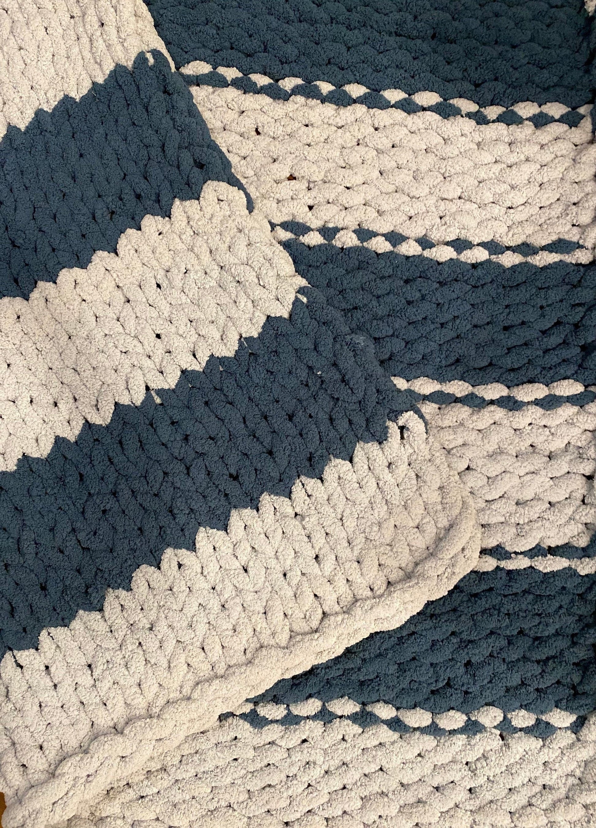 Chunky Knit Throw Blanket