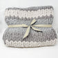 Large Chunky Knit Blanket