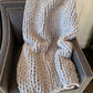 Chunky Knit Throw Blanket