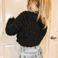 Chunky Knit Cropped Cardigan