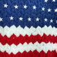 American Flag Chunky Knit Throw Blanket